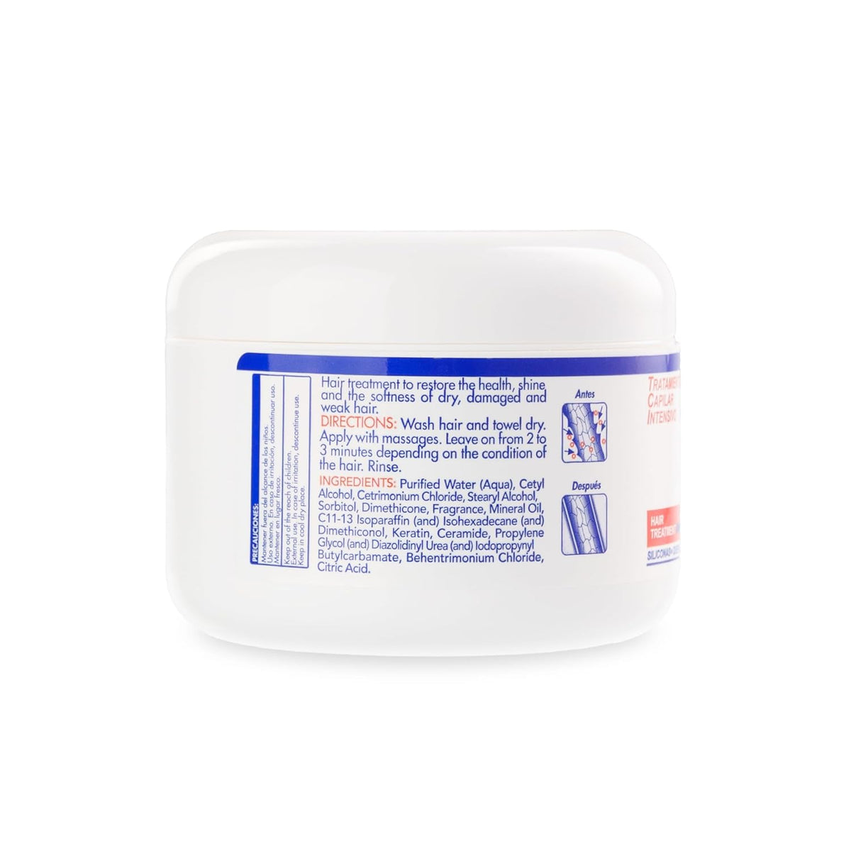Silicon Mix Deep Conditioning Hair Mask 8 ounces – Intensive Treatment for Dry, Damaged and Brittle Hair, Moisturizing Conditioner for Women to Repair, Control Frizz, Add Shine and Softness.